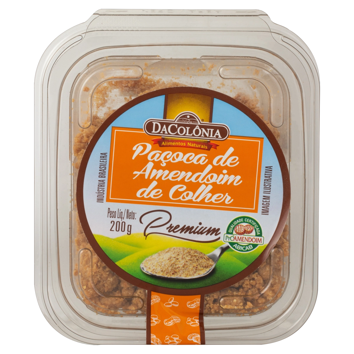 Paçoca De Colher Dacolônia Premium Pote 200g