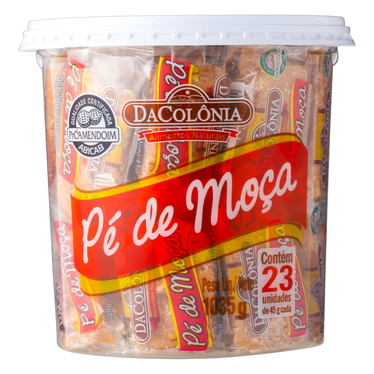 Pack Pé De Moça Dacolônia Pote 1035g 23 Unidades