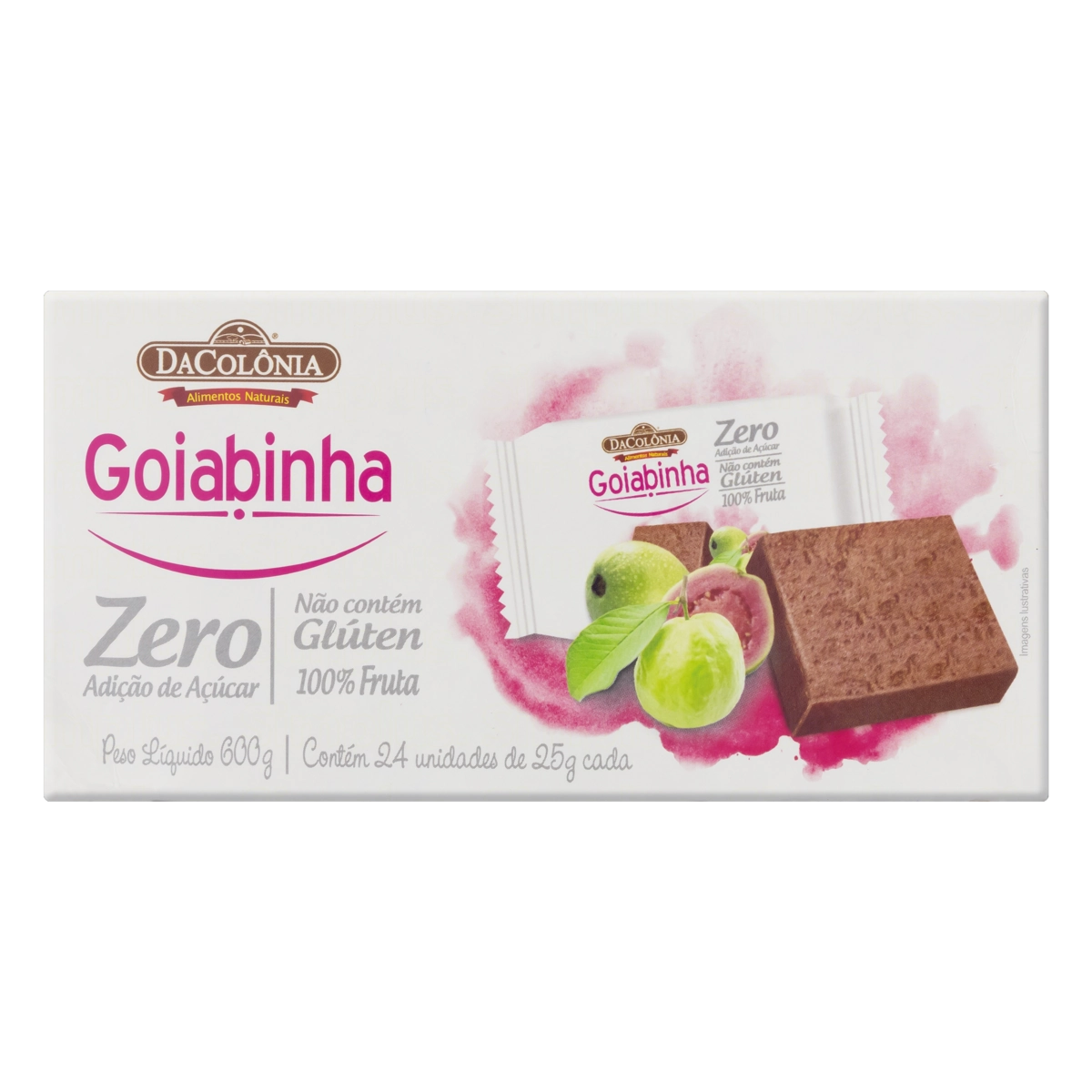 Goiabinha Zero Adiçao De Açucar 25g Da Colonia