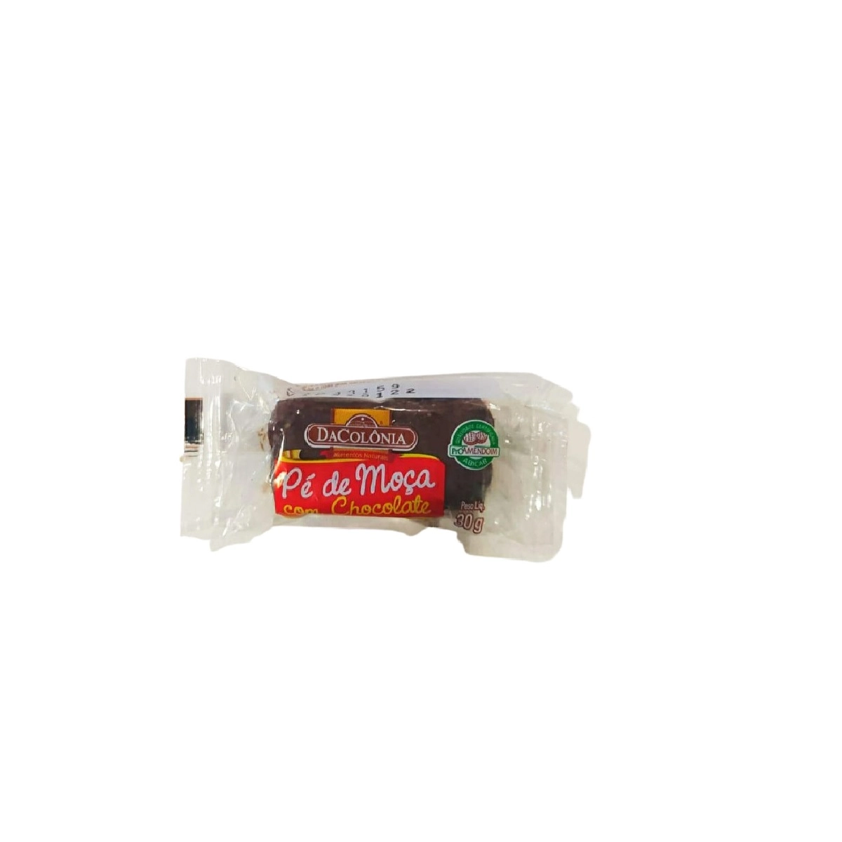 Pack Pé De Moça Cobertura Chocolate Meio Amargo Dacolônia Pote 600g 20 Unidades