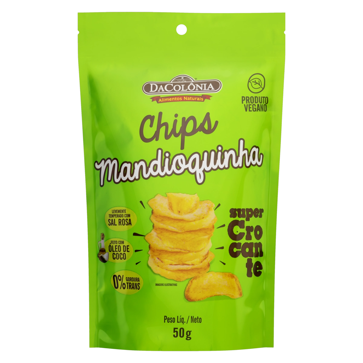 Chips De Mandioquinha Dacolônia Pouch 50g
