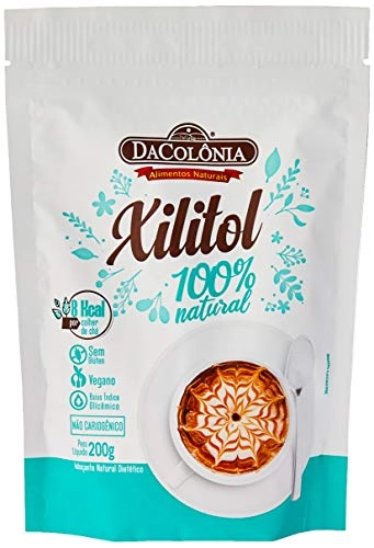Adoçante Em Pó Xilitol Dacolônia Pouch 200g