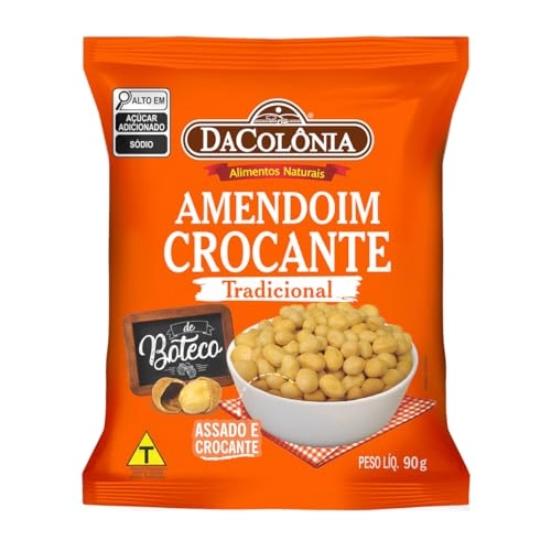 Amendoim Crocante Tradicional 90g Dacolonia
