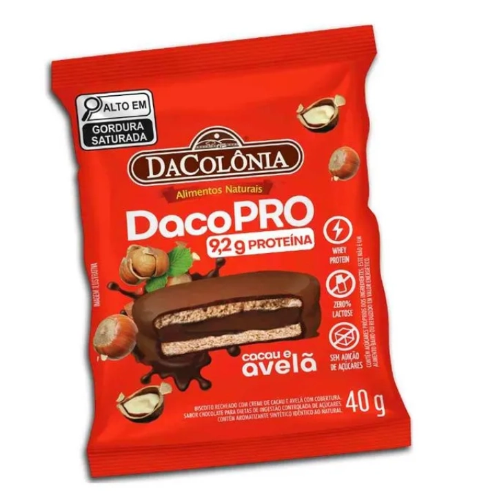 Biscoito Dacopro Dacolonia 40g Cacau E Avela