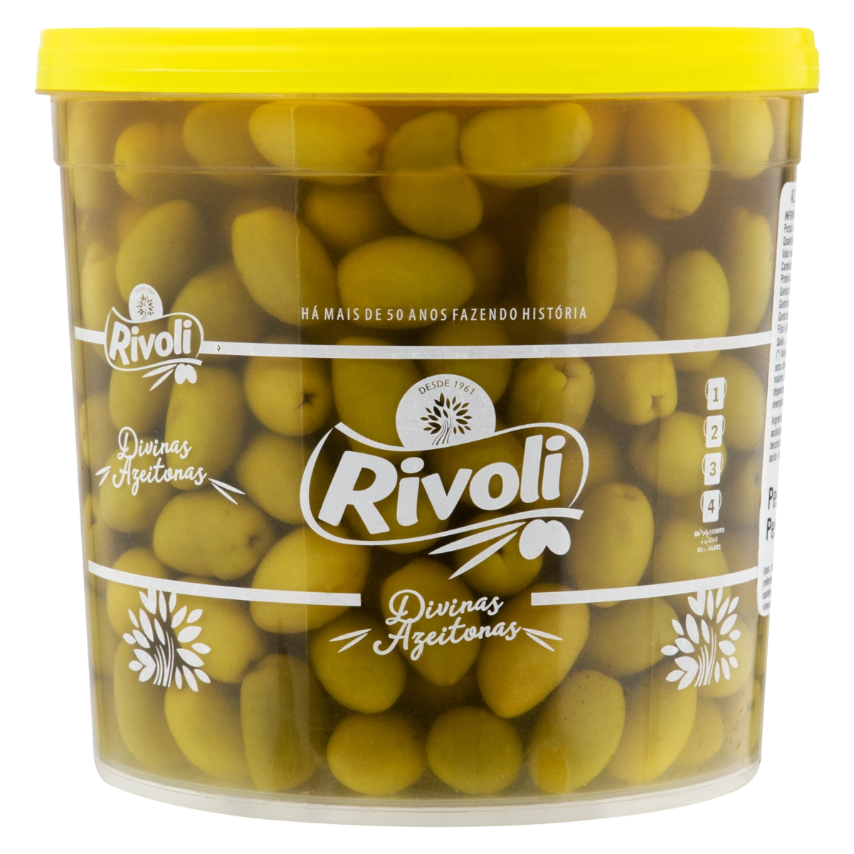 Azeitona Verde Em Conserva Arauco Rivoli Premium Balde 2kg