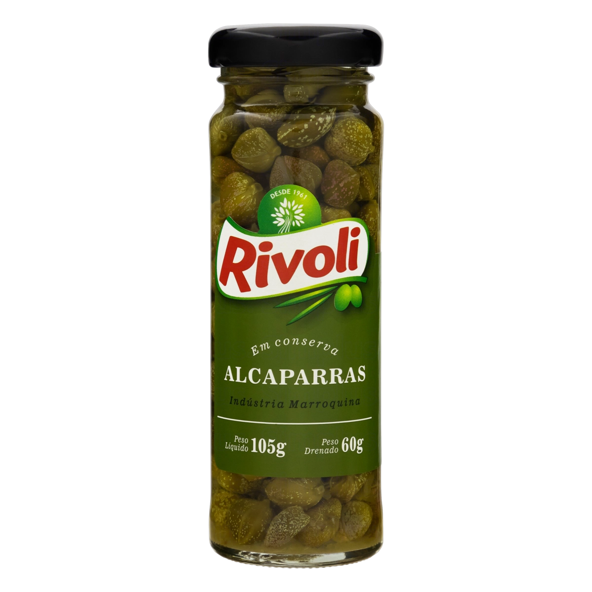 Alcaparra Em Conserva Rivoli Vidro 60g