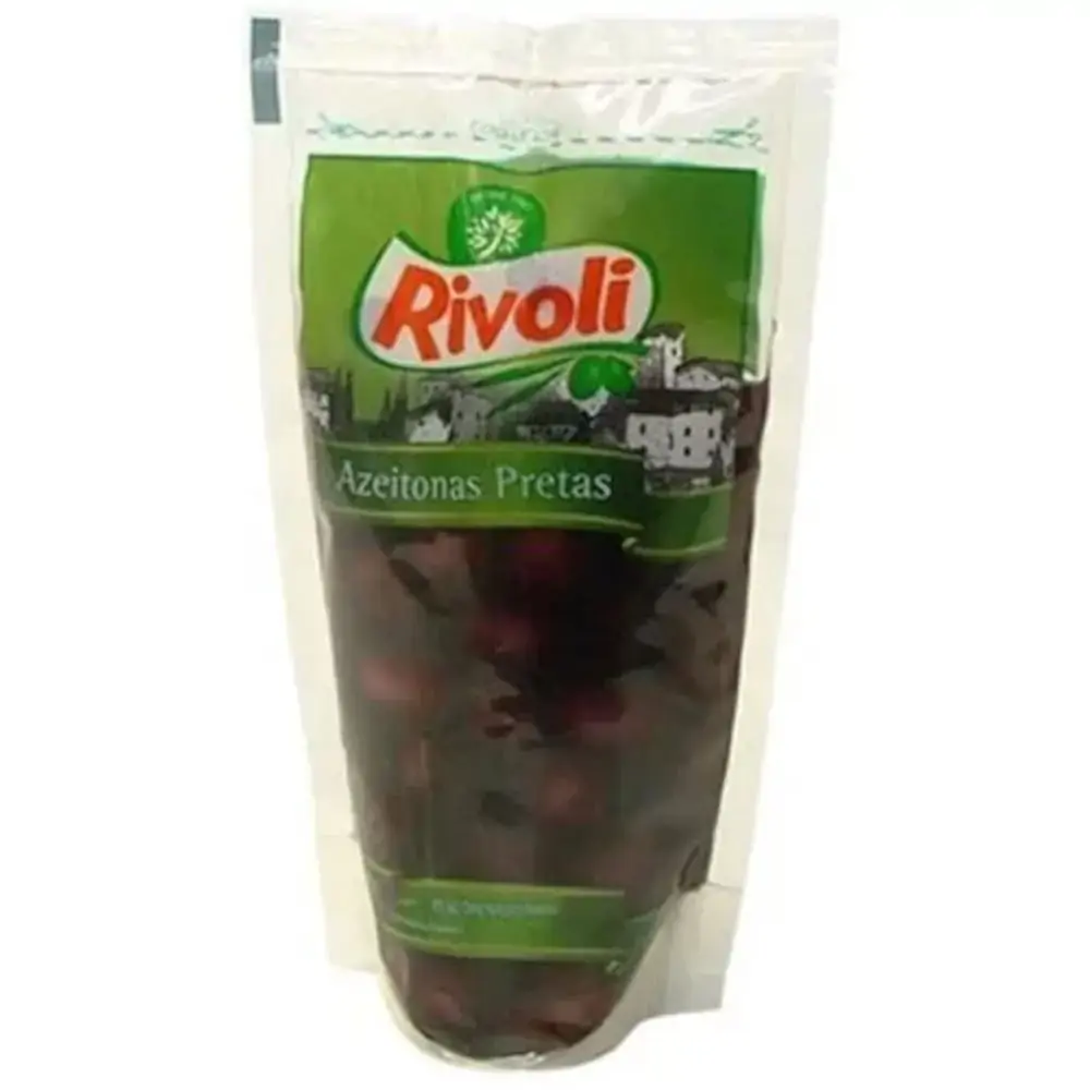 Azeitona Preta Em Conserva Com Caroço Rivoli Sachê 180g