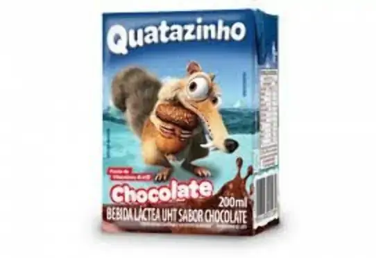 Bebida Láctea Uht Chocolate Os Aventureiros Luccas Neto Quatá Kids Caixa 200ml