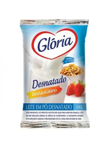 Leite Po Gloria Saq Desnatado