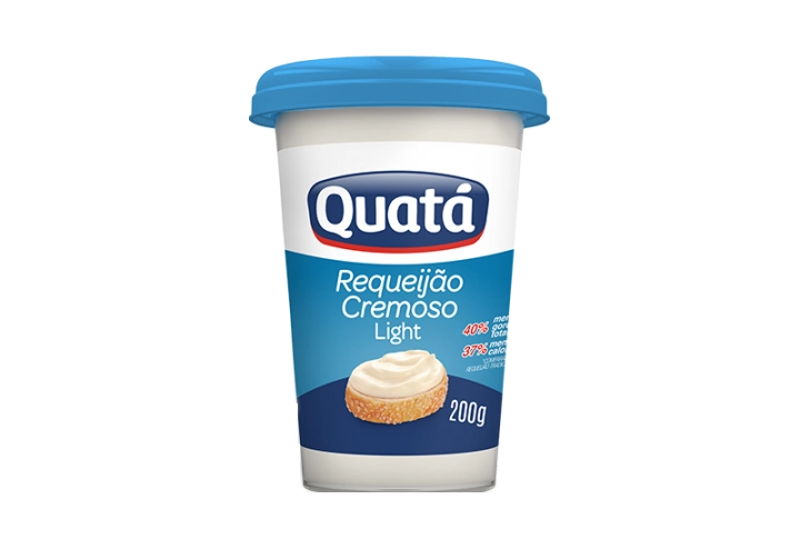 Pas Requeijao Quata 200g Cremoso Light