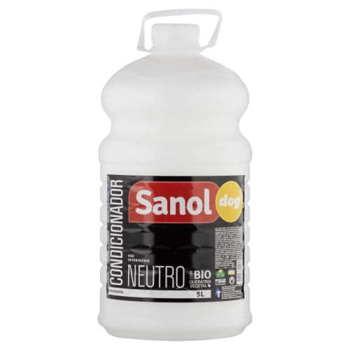 Condicionador Uso Veterinário Neutro Sanol Dog Profissional Galão 5l