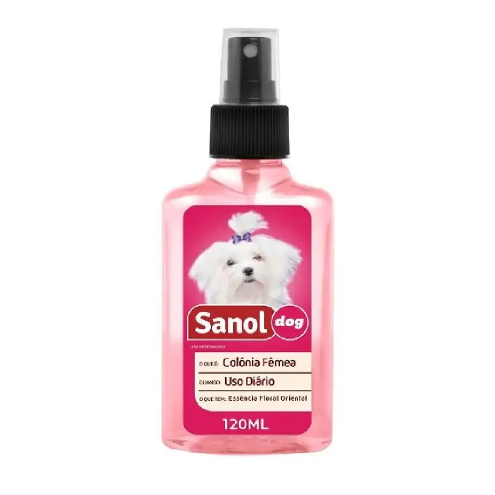 Colônia SANOL Dog Floral Frutal Fêmea - 120 mL