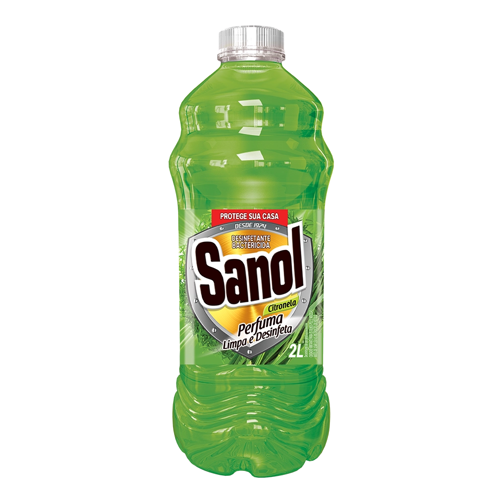 Desinfetante Citronela Sanol Frasco 2l