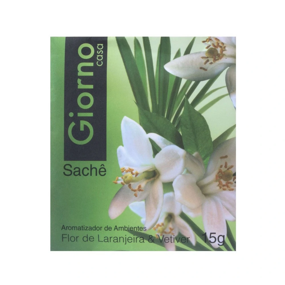 Aromatizador de Ambientes Sachê Flor de Laranjeira Giorno Casa 15 g