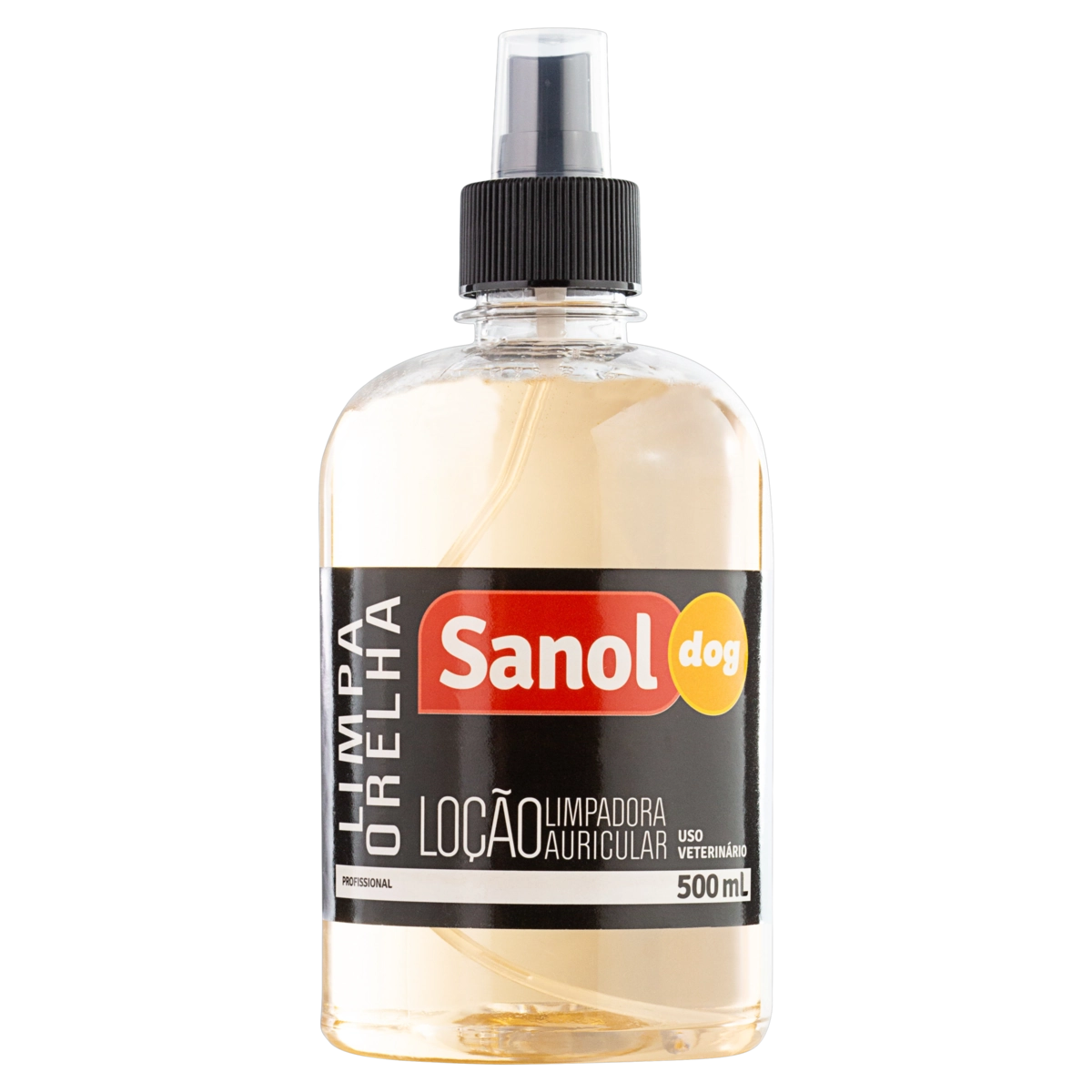 Limpa Orelha Uso Veterinário Sanol Dog Profissional Frasco 500ml Spray