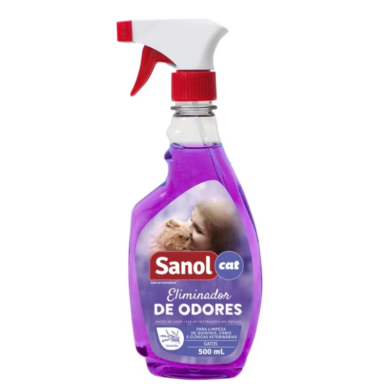 Eliminador de Odores Gatos Sanol Cat 500ml 500ml