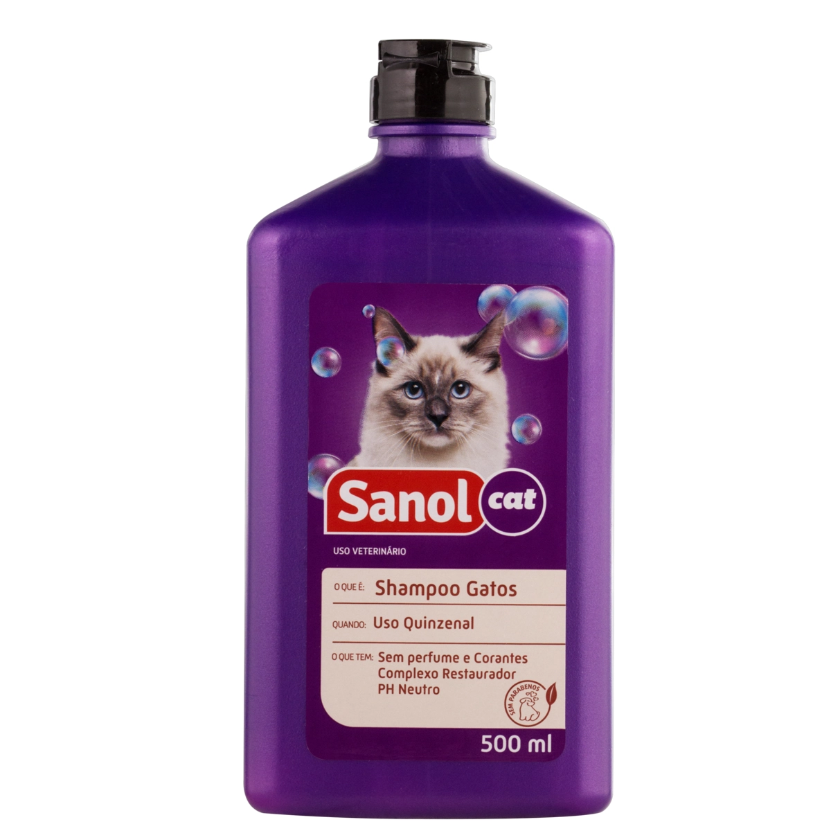 Shampoo para Gatos SANOL 500ml
