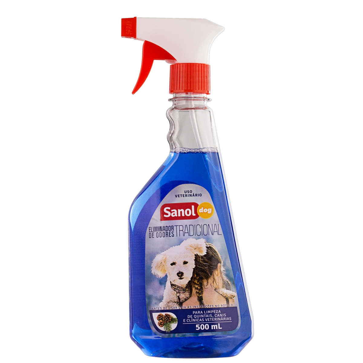 Eliminador de Odores Uso Veterinário Tradicional Sanol Dog Frasco 500ml