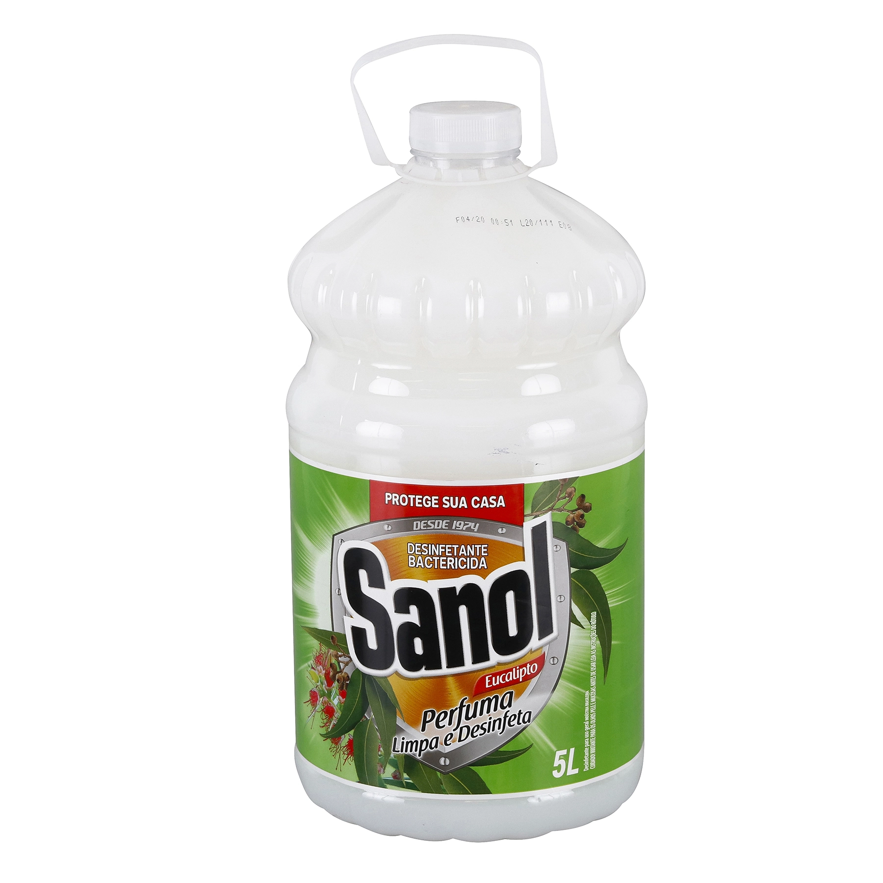 Desinfetante Leitoso Eucalipto E Hortela 5l Sanol