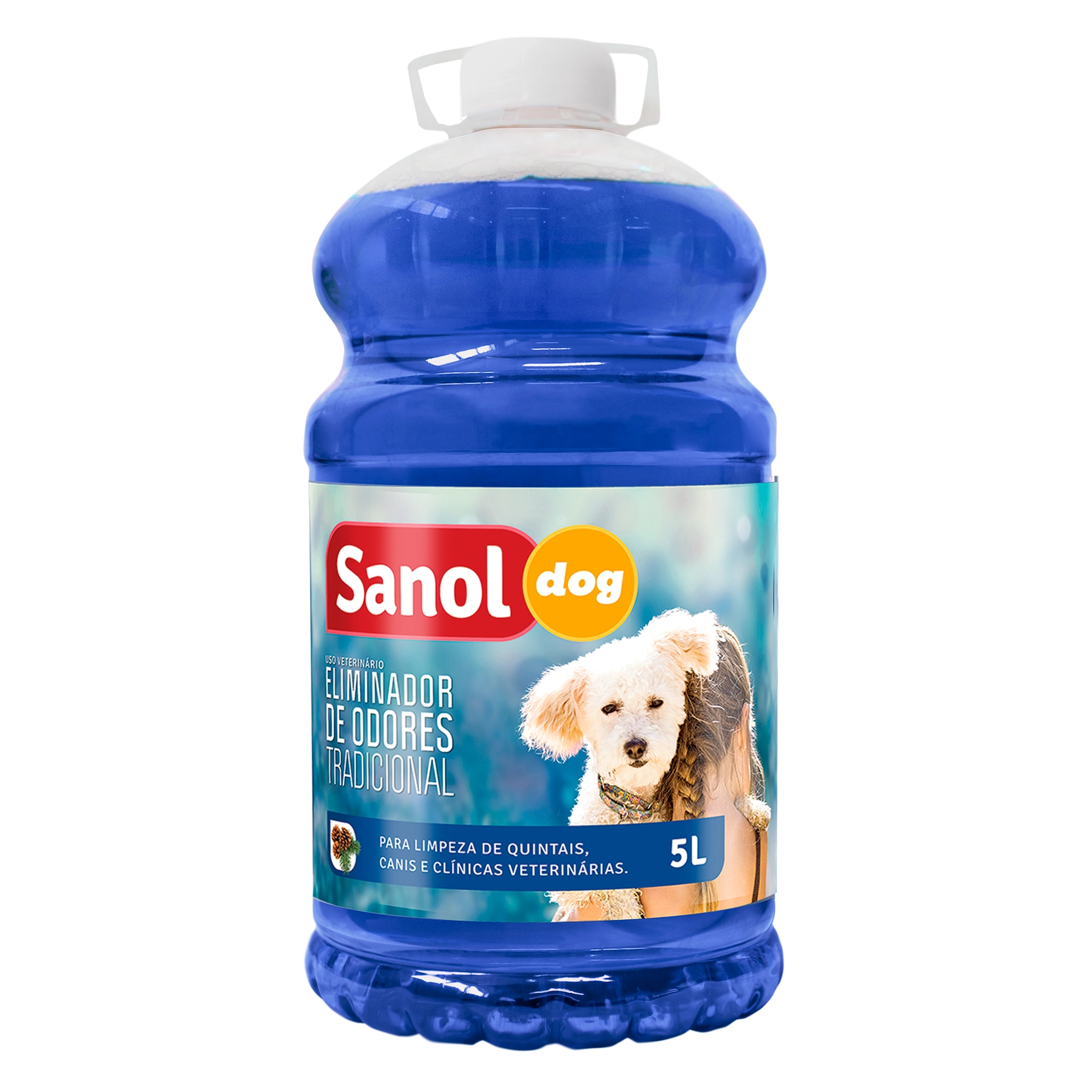 Eliminador De Odores Uso Veterinário Tradicional Sanol Dog Galão 5l