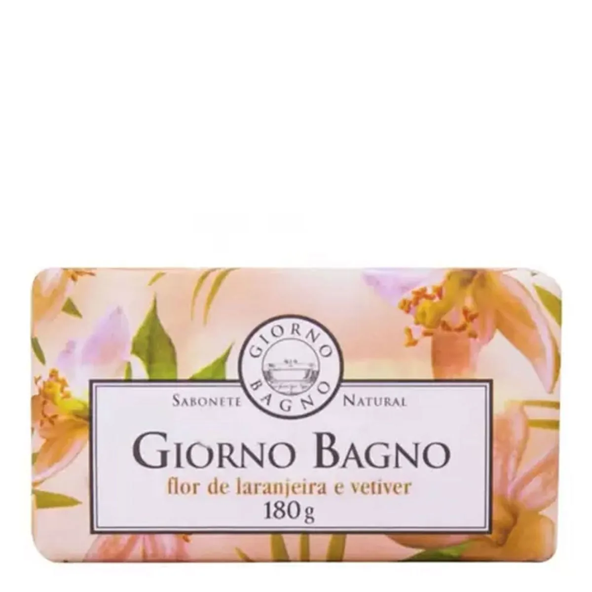 Sabonete Barra Flor De Laranjeira E Vetiver Giorno Bagno Envoltório 180g