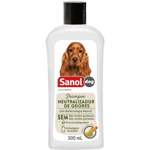 Shampoo Neutralizador de Odores Sanol 500ml 500ml