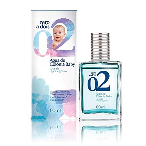 Agua De Colonia Baby Zero A Dois 60ml Lavanda