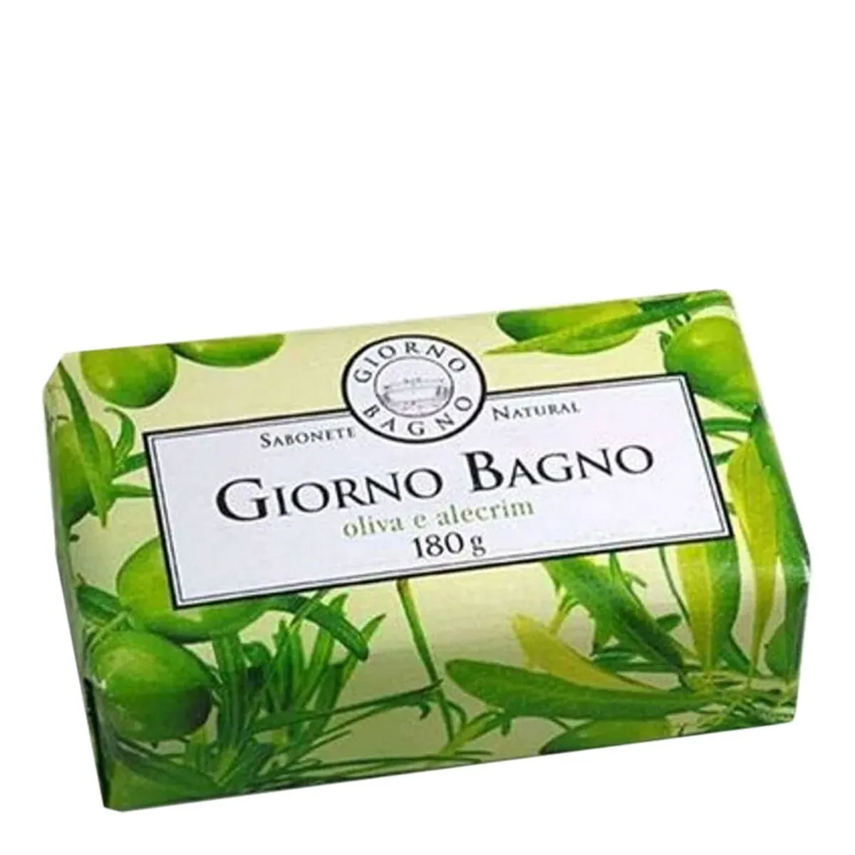 Sabonete Natural GIORNO BAGNO Oliva e Alecrim Barra 180g
