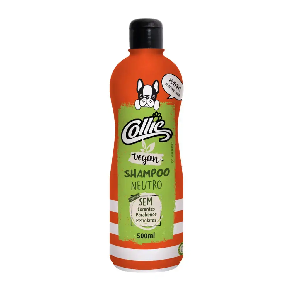 Shampoo Collie Suave Neutro Para Cães E Gatos 500ml