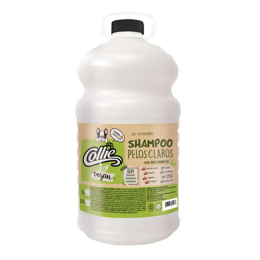 Shampoo Pelos Claros Collie 5lt