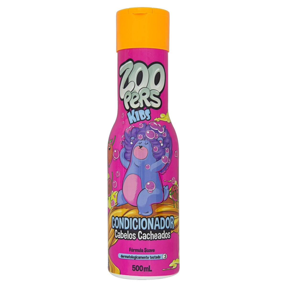 Condicionador Cabelos Cacheados Zoopers Kids Frasco 500ml