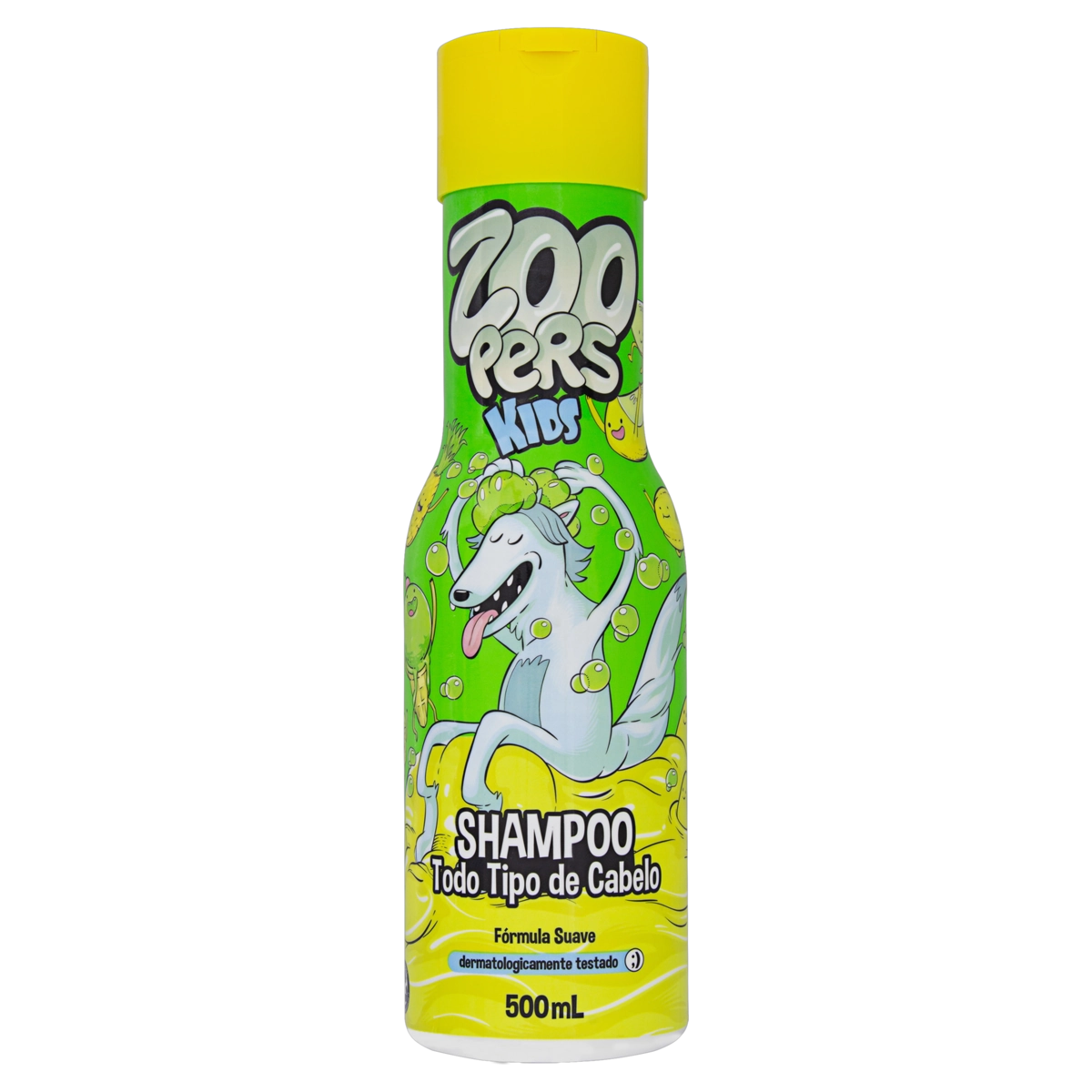 Shampoo Todo Tipo De Cabelo Zoopers Kids Frasco 500ml