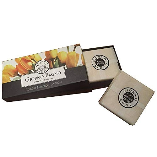 Kit com 2 Sabonetes Giorno Bagno Tulipa 100g Cada