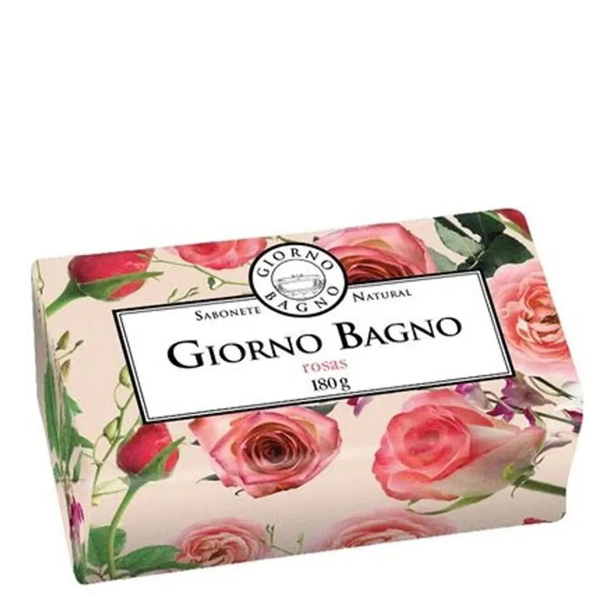 Sabonete Barra Rosas da Bulgália Giorno Bagno 180g