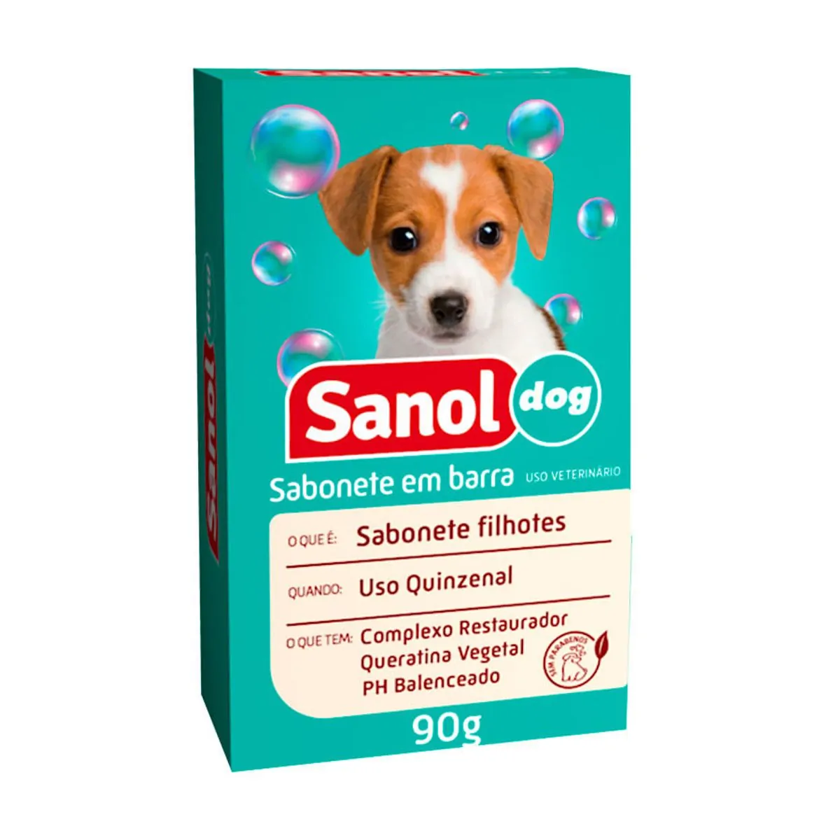 Sabonete Caes Sanol 90g Filhotes