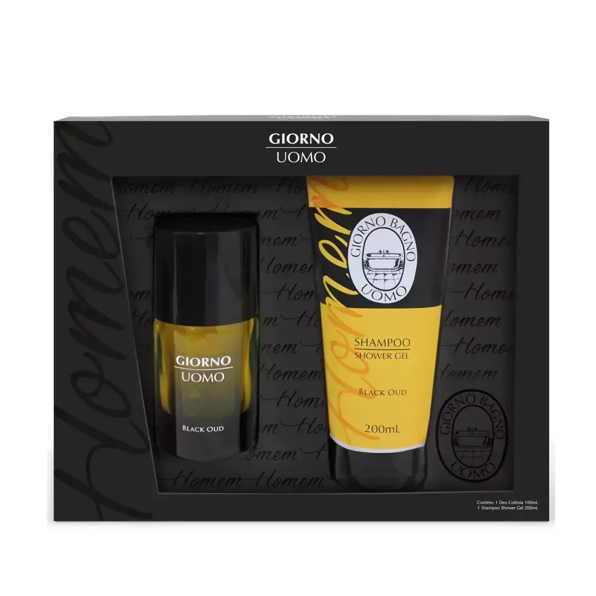 Kit Giorno Bagno UOMO Deo Colônia + Shampoo