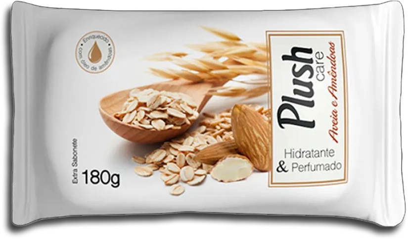 Sabonete Plush 180g Aveia E Amendoas