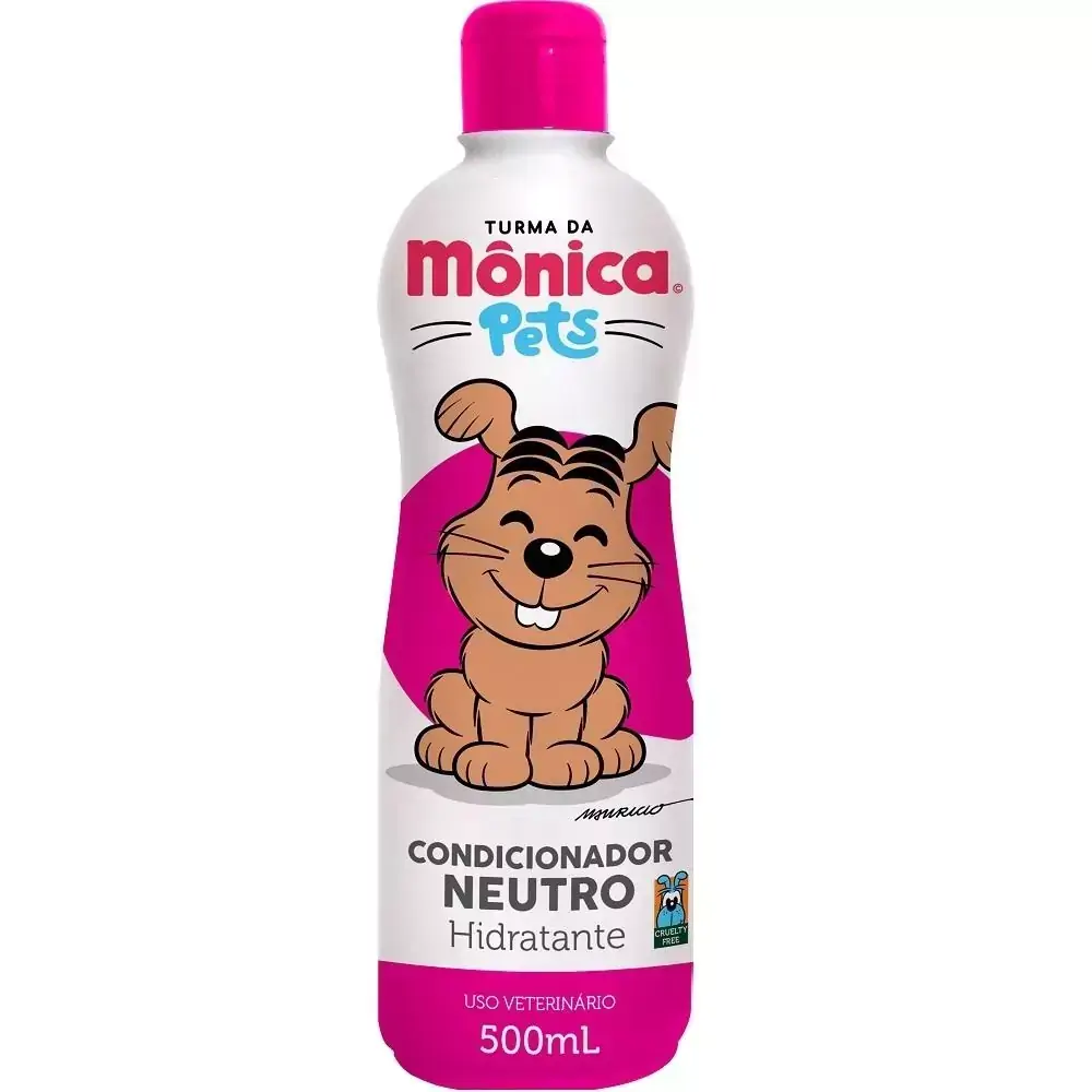 Condicionador Neutro Hidratante Turma da Mônica Pets para Cães e Gatos (500 ml) - Total Química