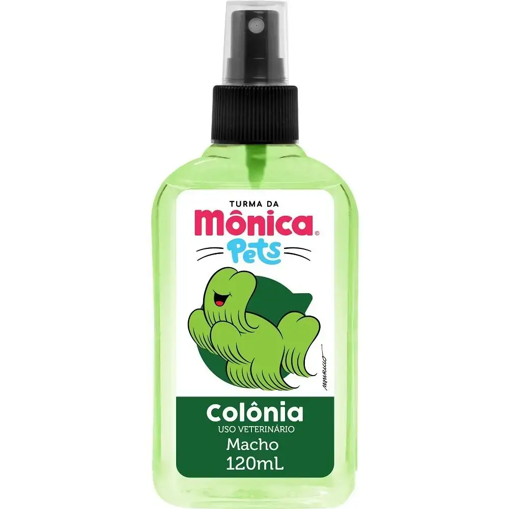 Colônia Macho Turma da Mônica Pets para Cães e Gatos (120 ml) - Total Química