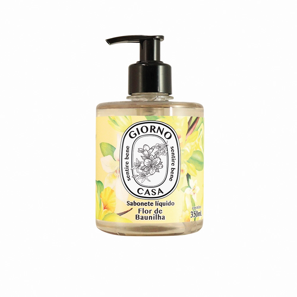 SABONETE LIQUIDO GIORNO FLOR DE BAUNILHA 350ML