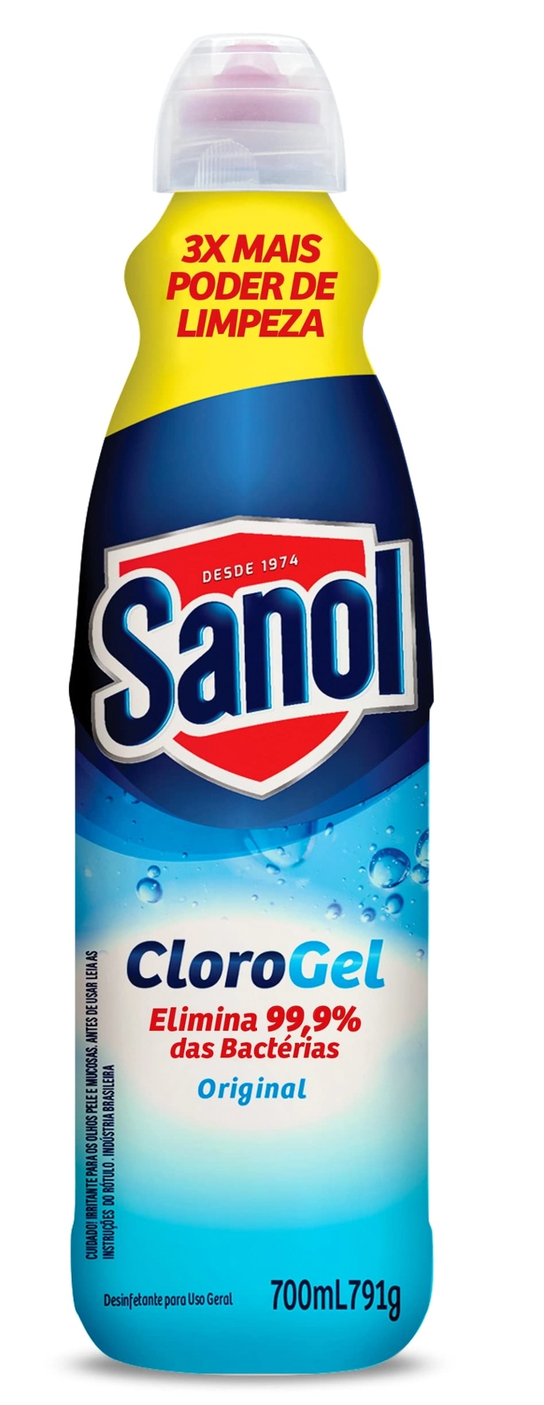 Cloro Gel Sanol Tradicional 700ml