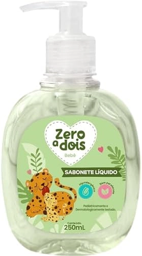 Sabonete Líquido Cabeça Aos Pés Zero A Dois 250ml