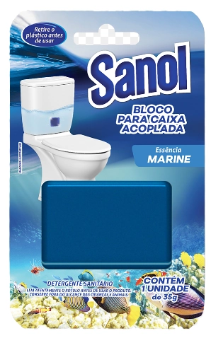 Bloco Sanit Sanol 35g Marine