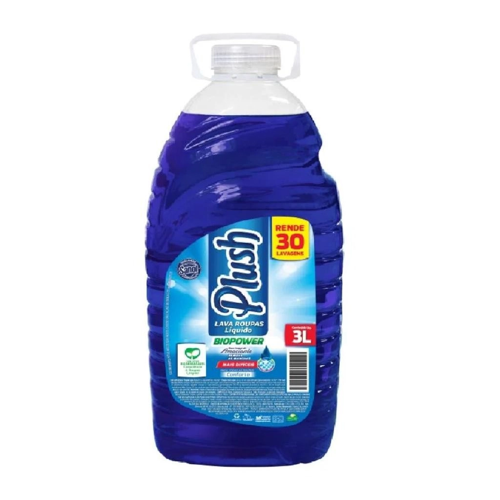 Lava Roupa Liq Sanol 3l Toque De Amaciante