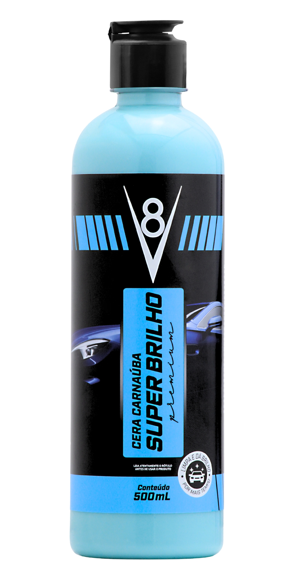 Cera Automotiva V8 Carnauba Super Brilho 500ml