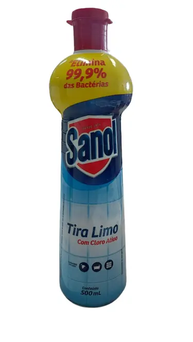 Desinf Sanol Banheiro Cloro Ativo 500ml Squeeze