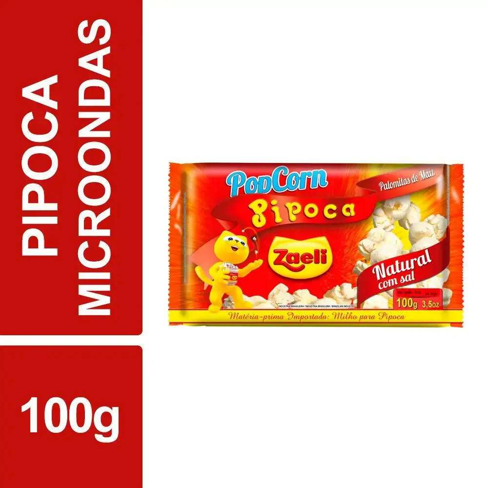 Pipoca Micro Zaeli Natural