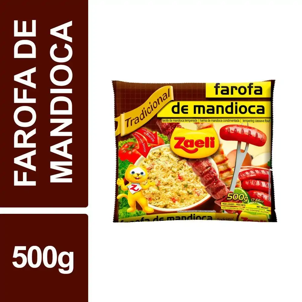 Farofa Mandioca Tradicional Zaeli