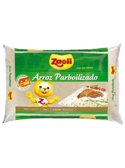Arroz Zaeli 5kg Parbolizado Lf Tp1