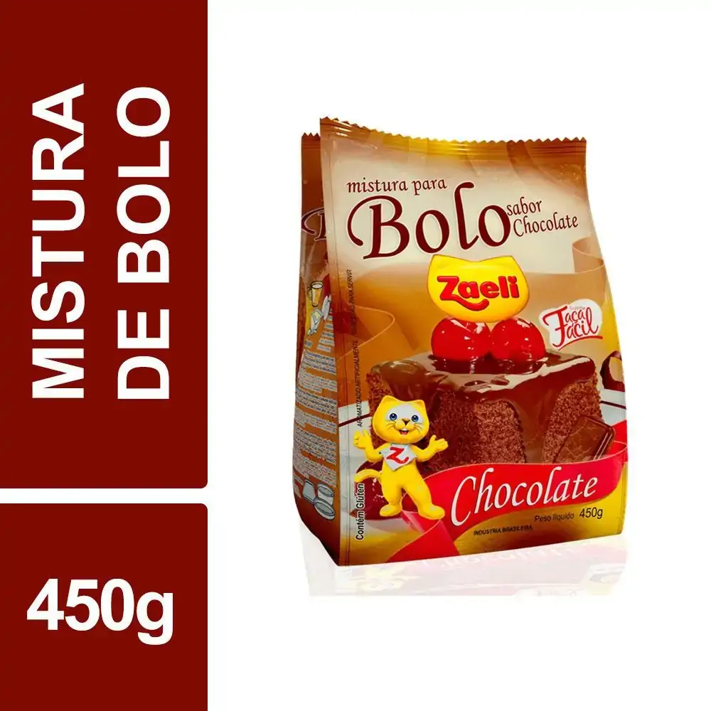 Mistura Para Bolo Zaeli Chocolate